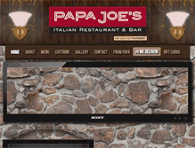 Tablet Screenshot of papajoesboise.com
